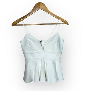 NWT N Nicholas White Cropped Tank Size 2 $285